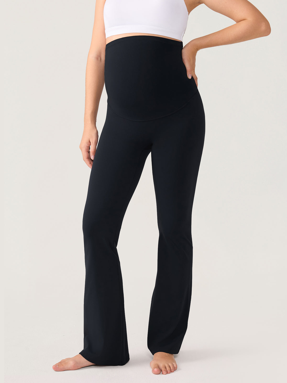 Natrelax® No Front Seam Maternity Flare Leggings 29.5"