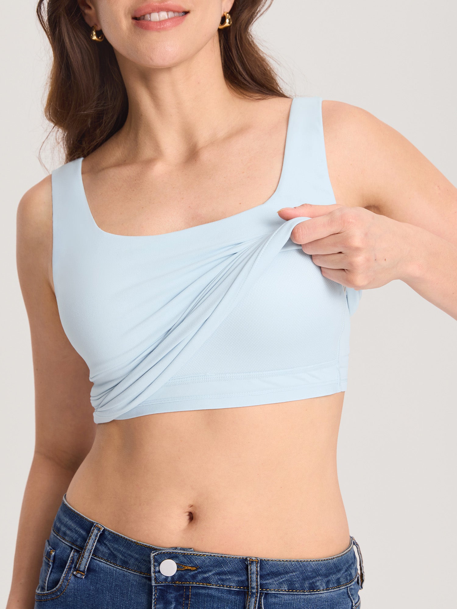 Airsofta Fixed Cup Maternity Tank Top